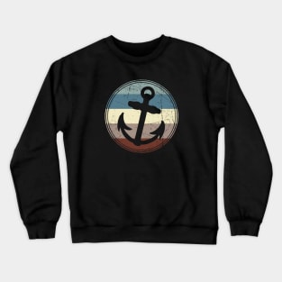 Vintage Anchor | Distressed Style Crewneck Sweatshirt